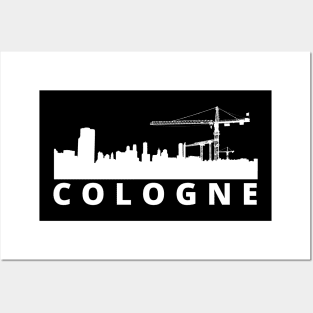 Cologne Skyline | Germany Posters and Art